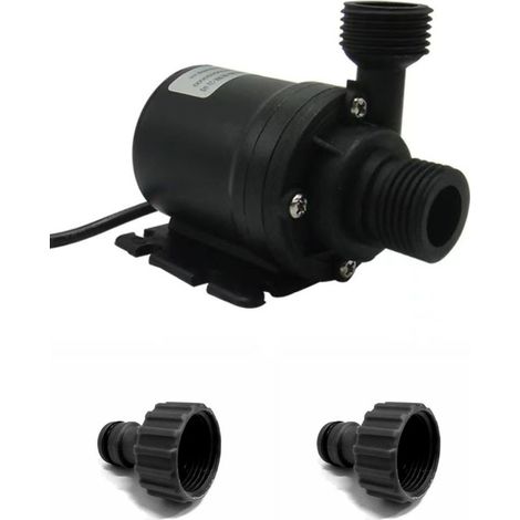 800 l/h 5 m DC 12 V Tauchpumpe, Amphibienpumpe für Teiche, Aquarien, Solarbrunnen und Schwimmbecken, Wasserzirkulation