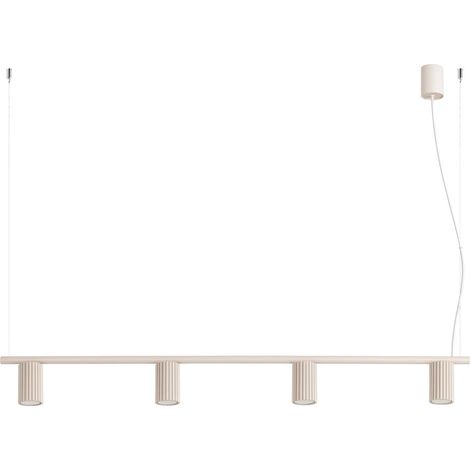 Sollux KARBON Suspension Karbon Bar beige 4x GU10 (1/2)