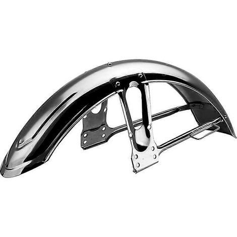 Guardabarros delantero para motocicleta Cafe Racer, protector contra salpicaduras para Honda CG125, color plata. (1/5)