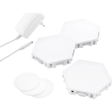 3 panneaux LED magnétiques avec fonction tactile, fixation magnétique, pour une utilisation domestique ou professionnelle selon l'application.-AquaForge (1/5)
