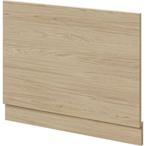 Napoli Light Oak 700mm End Bath Panel with Plinth - 700mm -