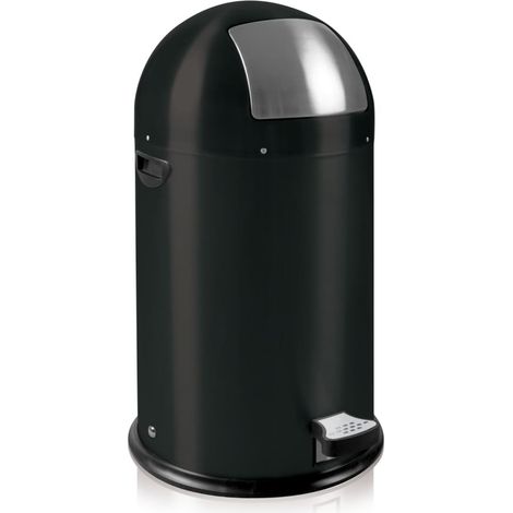 EKO Treteimer Kickcan 33 L Schwarz Matt (1/5)