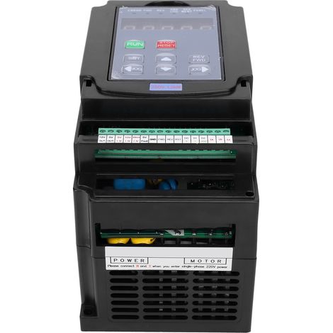 Variateur de fréquence monophasé/triphasé, entrée 180-250 V CA, sortie triphasée 220 V, A2-8015, 1,5 kW (1/5)