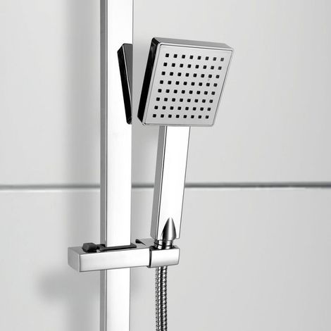 Single Mode ABS Square Faceplate Handset Chrome (1/3)