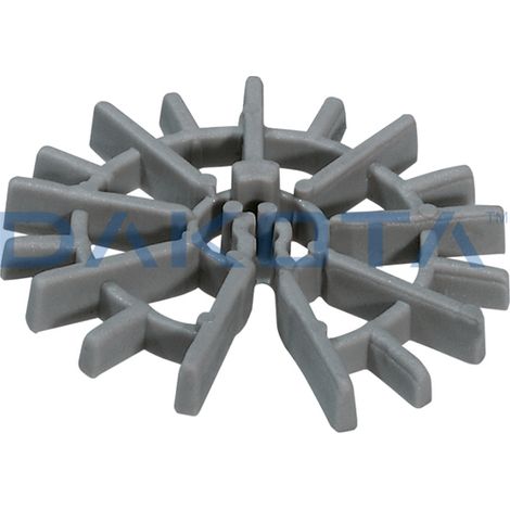 Distanziatore circolare per tondo da dm. 4 a 12 mm altez 25 mm conf. 1000 pz