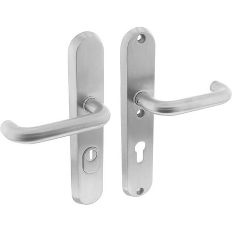 Quincaillerie de porte dérobée Aurano protection contre la traction ovale PC 72mm acier inoxydable - 0035.378536 (1/3)