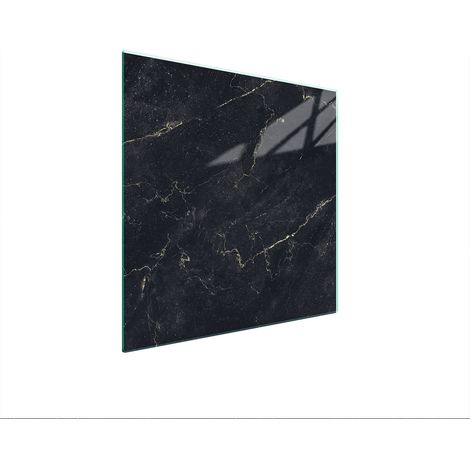 GLASSCHUTZPLATTE FÜR HERD 50x52 MARMOR