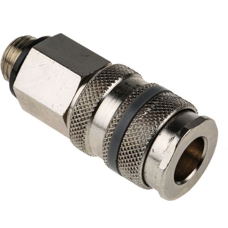 Raccord rapide pneumatique RS PRO, Filetage vers Mâle R 1/4 Mâle 1/4pouces CEJN 310, Forster, Hansen 3000, Parker PBF ( Prix pour 1 ) (1/3)