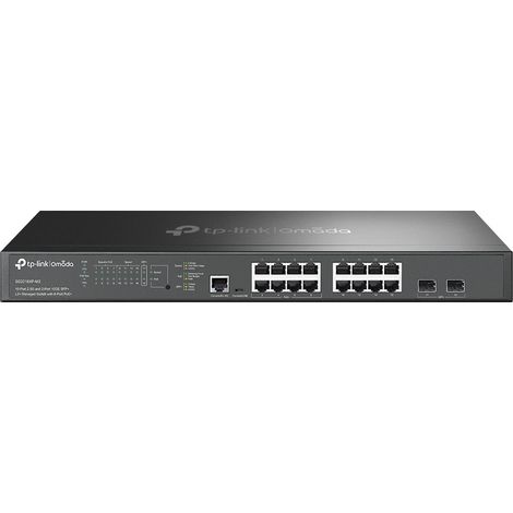 TP-Link Omada SG3218XP-M2 switch di rete Gestito L2+ 2.5G Ethernet (100/1000/2500) Supporto Power over Ethernet (PoE) 1U Nero (1/4)