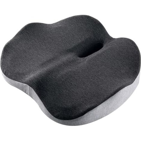Coussin Coccyx, Confortable Coussin Voiture Conducteur Ergonomique Coussin Chaise Bureau Base Antidérapante Coussin Siege Voiture Convient aux Voitures, Bureaux, Fauteuils Roulants (1/5)