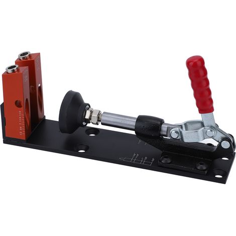 Schrägbohrlehre, Doppelbohrlehre, Taschenlochlehren-Set, Bohrlehre für Holzbearbeitung (1/5)