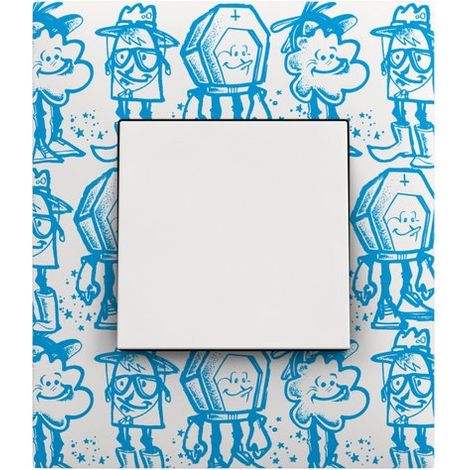 Plaque 1 poste collection Tizieu - Boys Arnould Espace Evolution 64552
