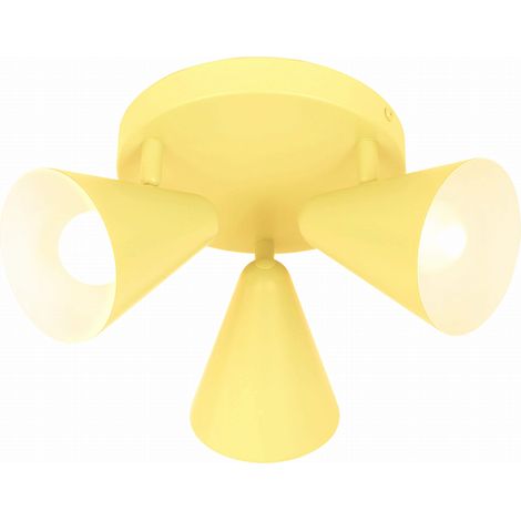Plafoniera Candellux Amor 98-68828 gialla 3xE14 34cm