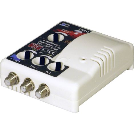 Amplificateur TNT UHF Elap 4G 1 entrée 3 sorties - 28 dB - Améliore la qualité des signaux TNT (1/2)