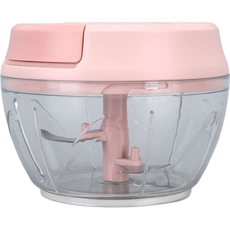 Mini hachoir à ail, rapide et efficace, design ergonomique, fond antidérapant confortable, ustensile de cuisine pour la cuisson. (1/5)