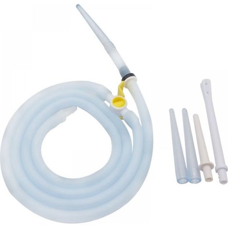 Kit Lavement - Tuyau Silicone Médical 2 L - Vanne Réglable - Embouts Colon 4 Pièces - Usage Domestique (1/5)