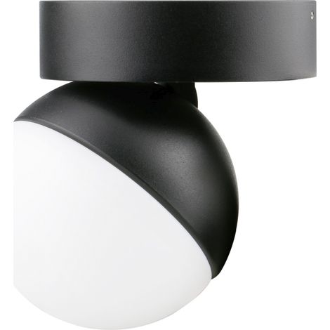 Plafón de superficie tilt UKU4 LED COB 7 W 707 lm 2700 K/3000 K/4000 K CRI90 Corte de fase L,C 150° Negro (1/4)