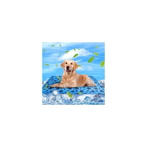 Kühlmatte für Hunde und Katzen, 90×60cm Kühlkissen für Hunde, Haustier-Kühlmatte, wasserdicht und leicht zu reinigen, geeignet für kleine und große Hunde (1/5)