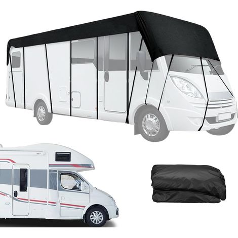 Couverture de toit de camping-car – Housse de protection de qualité supérieure pour camping-car, bâche de protection de toit pour camping-car  Couverture supérieure de camping-car toutes saisons, rés (1/5)