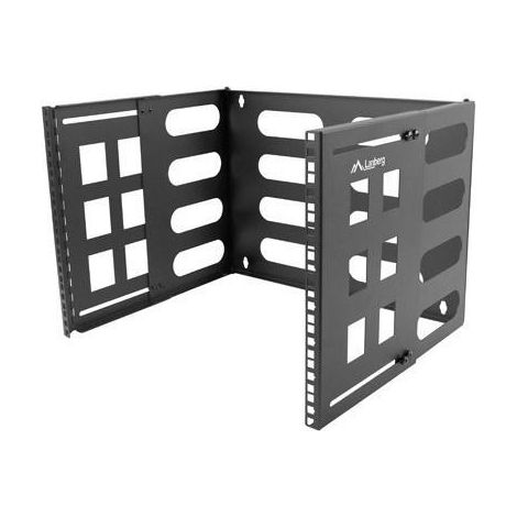 WALL MOUNT RACK 19" 8U 497X400/240 BLACK LANBERG (1/3)