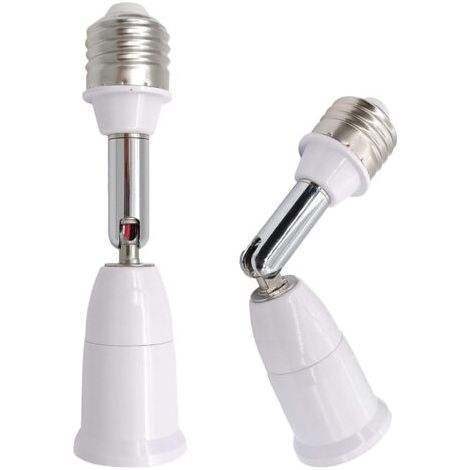 Prolongateur de douille de lampe E26/E27, adaptateur de douille d’extension 4,5\ (1/3)