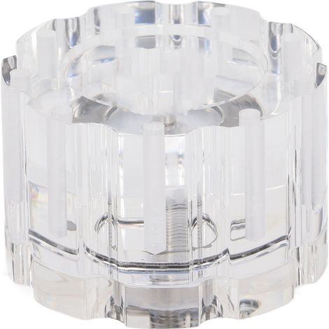Support de rangement pour tournevis 9 emplacements rotatif 360°, base antidérapante en acrylique pour étui à pinces (1/5)