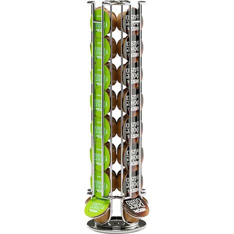 Espositore Capsule Caffè 32 Spazi Girevole Design Salvaspazio