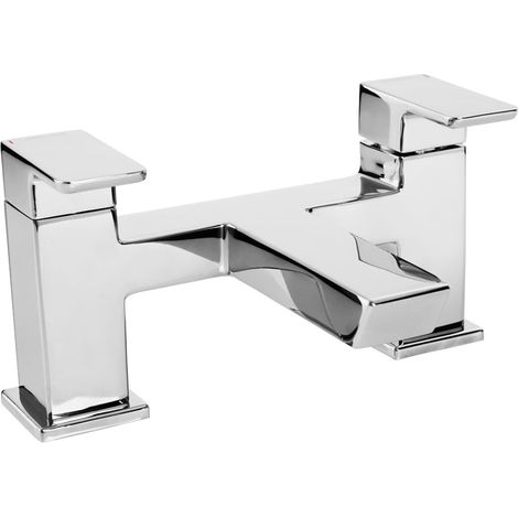 Bristan Cobalt Bath Filler Chrome Bath Filler Mixer Tap with Ceramic Discs (1/5)
