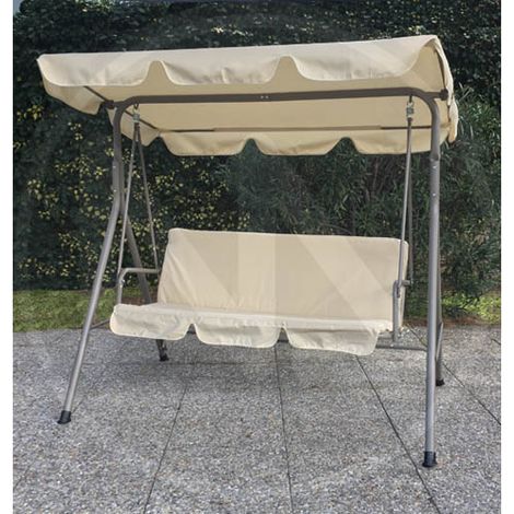 DONDOLO METALLO "AMANTEA" 3P. PAPILLON 170X110X153H CM (1/2)