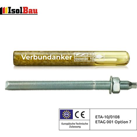 IsolBau Chemischer Dübel M10 + Gewindestange M10 x 170 mm ETA (1/5)