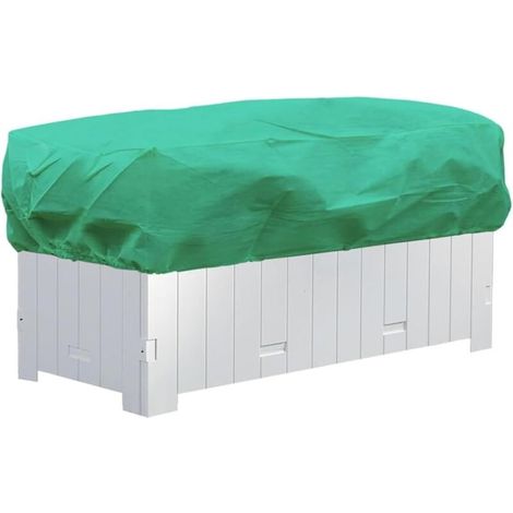 Copertura rettangolare per fioriera, vestibilità precisa, protezione antigelo per animali, ideale per interni, balconi, davanzali, cortili, patio e frutteti.