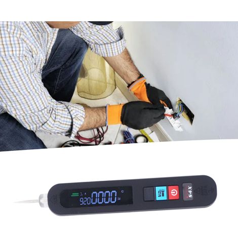 BSIDE S4X wiederaufladbarer Smart-Tester mit digitalem Farbdisplay: hochpräziser Fehlersucher für stromführende und neutrale Leiter (1/5)