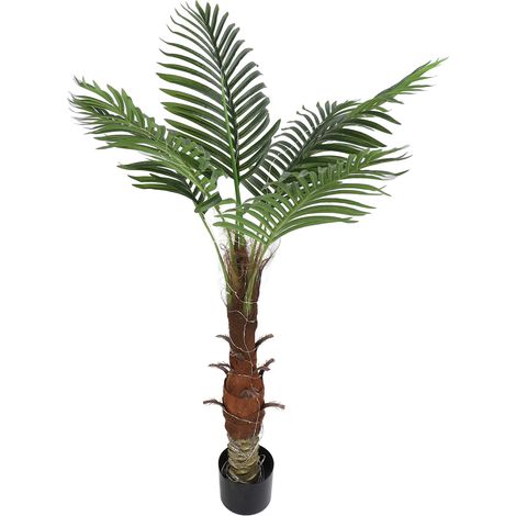 Beleuchtete Palme, 90 cm, 300 LEDs, künstliche Baumbeleuchtung, IP65 wasserdicht, pflegeleicht, beleuchtete Baumdekoration für den Garten, 220-V-EU-Stecker (1/5)