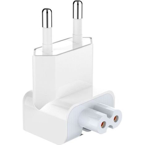 Apple-MacBook compatible travel adapter (EU) White (1/5)