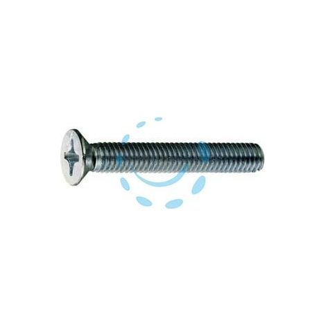 VITI PER METALLO 4.8 TESTA SVASATA PIANA - ø mm.8x25