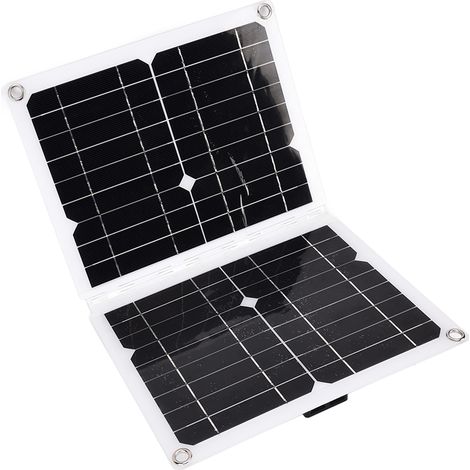 Kit panneau solaire 20 W PET EVA PTP, chargeur de batterie solaire pliable pour voitures, camping-cars et quads, 18 V CC (1/5)