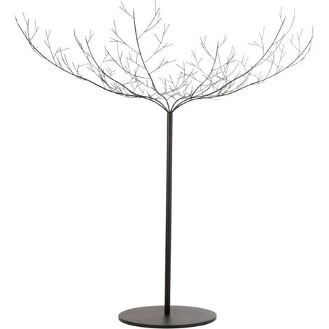 Arbre Déco en Métal "Maynard" 250cm Noir (1/4)