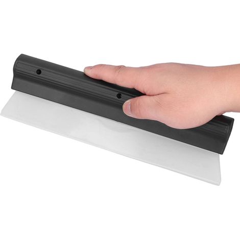 Balai à eau souple en silicone 25 x 7,5 cm, à main, avec barre en T, flexible et universel pour camions, motos, camping-cars et bateaux. (1/5)