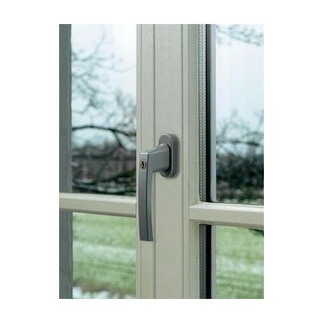 Abus Manilla de seguridad plateada con alarma 110 dB