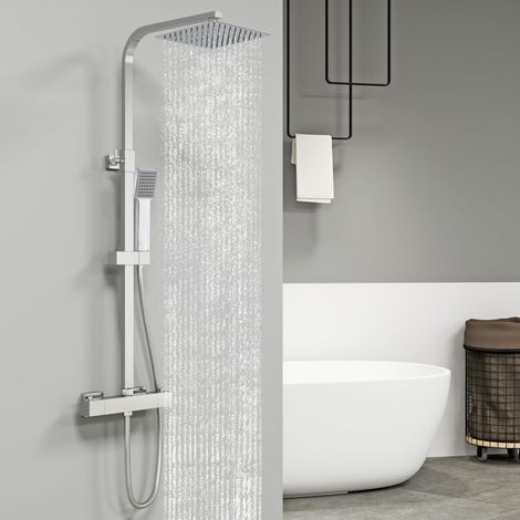 Sky Bathroom Thermostatic Mixer Shower Set With Shower Head Exposed