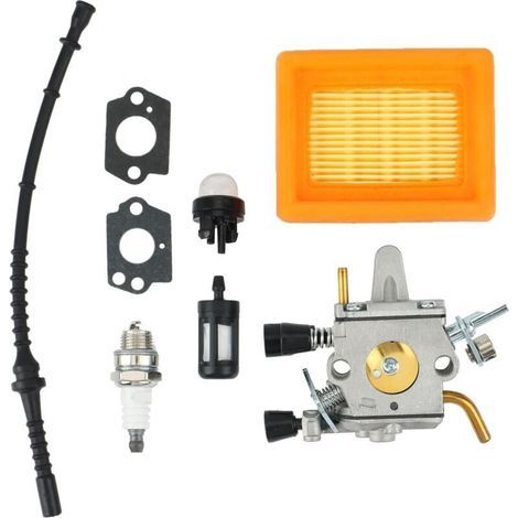 Tuyau de filtre à air et à carburant YAEGER pour carburateur Stihl FS400 FS450 FS480 SP400. compatible avec le carburateur Zama C1Q-S34H (réf. 41281200651) (1/5)
