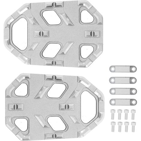 Große Motorrad-Fußrasten aus Aluminiumlegierung – Paar Pedalplatten für CB650R 2019–2020 (1/5)