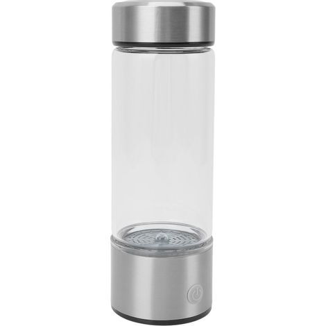 Bouteille d'eau hydrogénée 1000 PPB, électrolyse rapide, ioniseur d'eau 420 ml, anti-âge, riche en hydrogène, pour la maison et le bureau. (1/5)