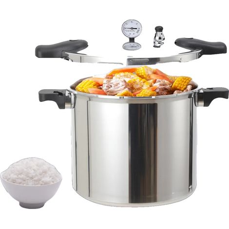 Autocuiseur, capacité 22L, matériau en alliage d'aluminium, pression maximale 90 kPa, dimensions 32 x 28 cm, poids net 4,65 kg (1/5)