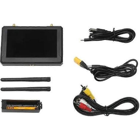 M5F 5-Zoll 800x480 FPV-Monitor mit integriertem Steadyview Diversity-Empfänger und 60 FPS Digital Video Recorder (DVR) für RC FPV-Drohnen und Quadcopter
