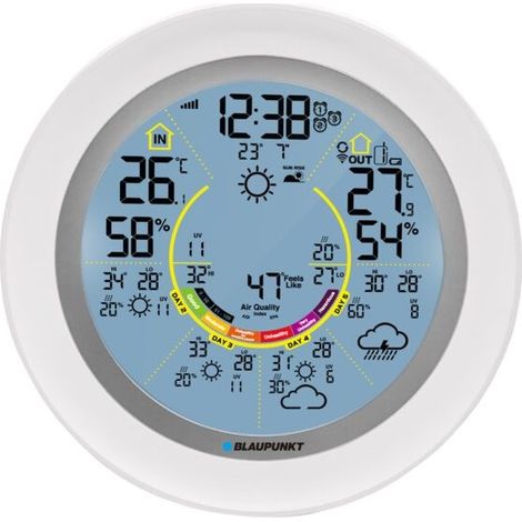 Stacja pogodowa BLAUPUNKT WS60WH APP, biały (1/4)