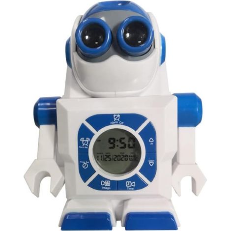 1 Stück Roboter-LED-Wecker, Kinder-Roboter-Wecker, Mädchen-Roboter (1/5)