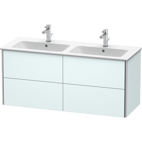 Meuble sous-vasque XSQUARE 560x1280x478mm Bleu clair mat