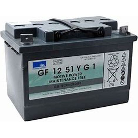 Batterie Gel SONNENSCHEIN GF Y 12 VOLTS GF12051YG1 L3 12V 56AH AMPS (EN) (1/2)