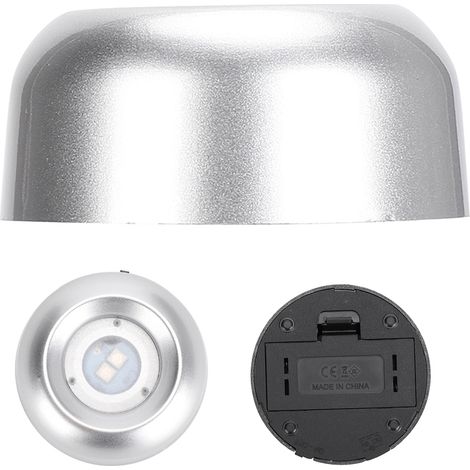 Socle Lumineux LED Cristal pour Bijoux et Statuettes, Support Argenté Art Décoratif (1/5)